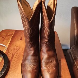 Durango Brown Leather Cowboy Boots